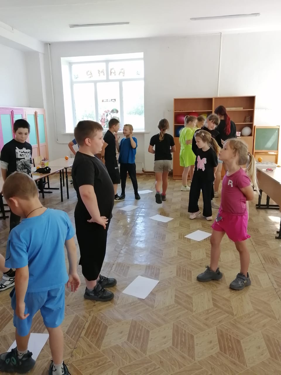 Открытие лагерной смены.